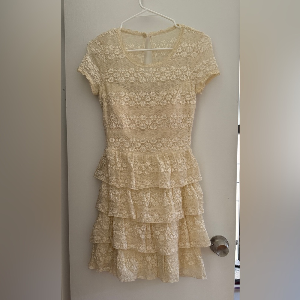 B Darlin Cream Dress